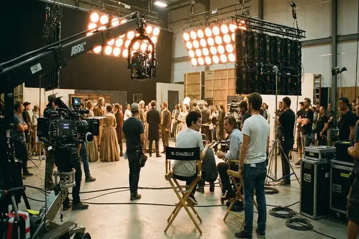 蜜桃视频专业影视拍摄现场实景